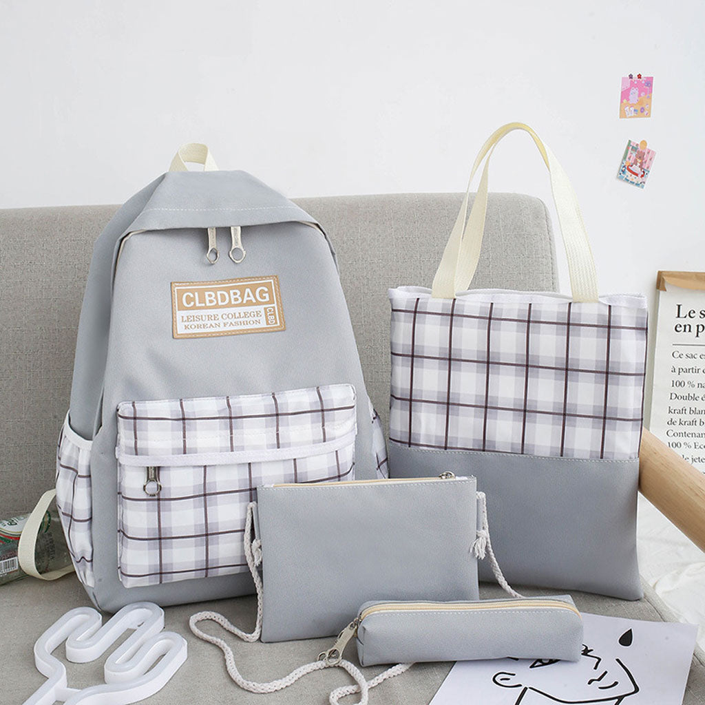 Ensemble de sacs d’école Kawai pour adolescents 4Pcs