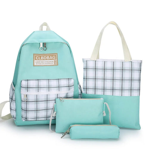 Ensemble de sacs d’école Kawai pour adolescents 4Pcs