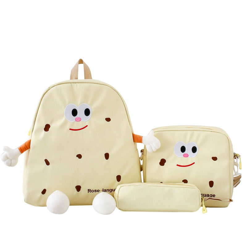 Ensemble de sacs d’école Kawai pour adolescents 3Pcs