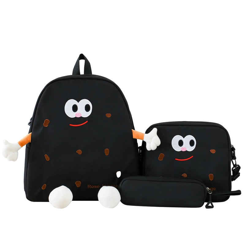 Ensemble de sacs d’école Kawai pour adolescents 3Pcs