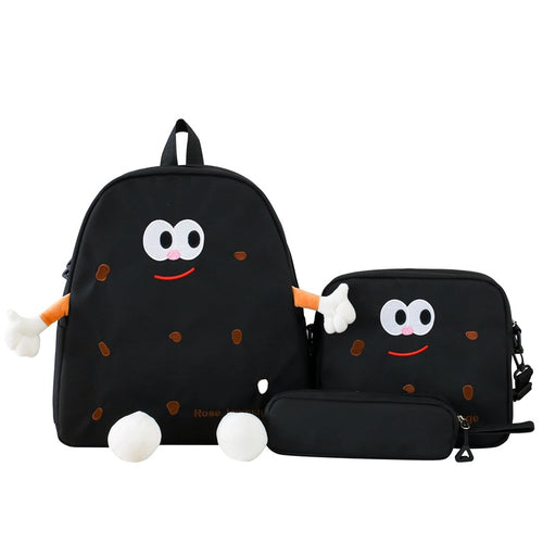 Ensemble de sacs d’école Kawai pour adolescents 3Pcs