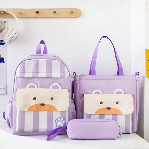 Ensemble de sacs d’école Kawai pour adolescents 3Pcs